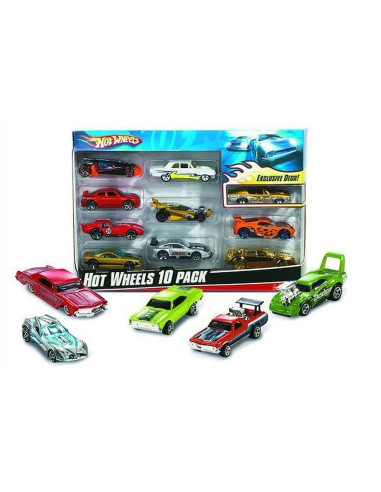 Hot Wheels auto pack 10 modelli Mattel