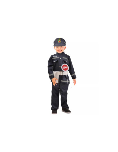 Costume Traffic PoliceMan 4-6anni