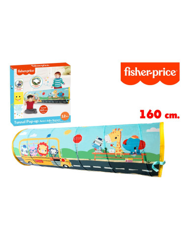 Fisher Price Tunnel PopUp Amici della Natura 160cm