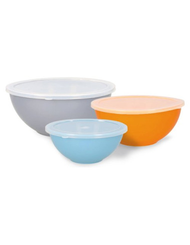 Set contenitori alimenti Abert V601295026 COLOR STYLE ermetici 18