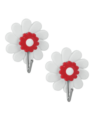 Set ganci adesivi Metaltex 29 20 01 Flowers Assortito