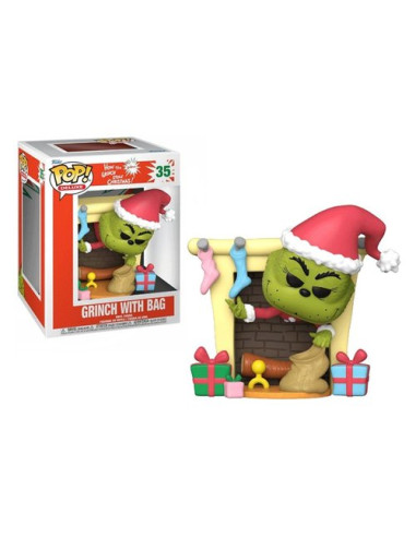 Personaggio collezione Funko 80972 POP DELUXE Grinch With Bag 35