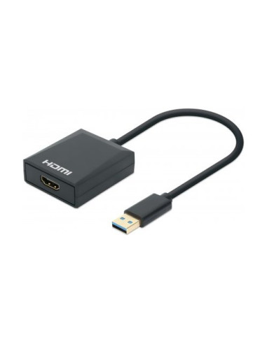 Adattatore video Manhattan 153690 IADAP USB3 HDMIM Black