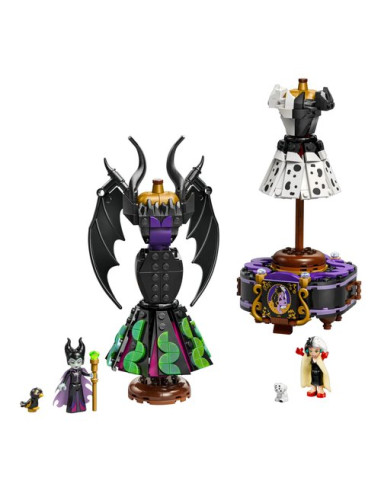 Abiti di Malefica e Crudelia De Mon LEGO 43262 DISNEY PRINCESS