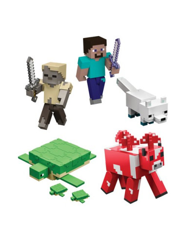 Personaggio Mattel GTP08 MINECRAFT Assortito