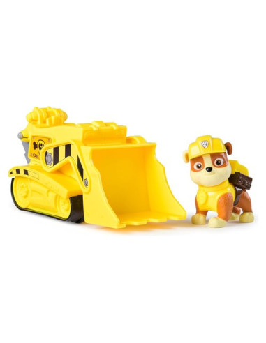 Veicolo base con Rubble PAW PATROL Spin Master 6071214 Giallo