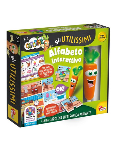 Gioco educativo Lisciani 107841 CAROTINA UTILISSIMI Alfabeto interatti