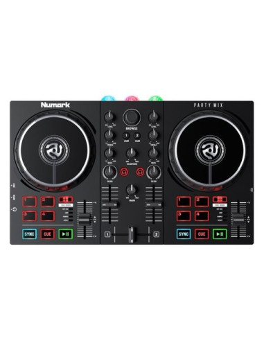 Controller disc jockey Numark 4200010 PARTY MIX II Black