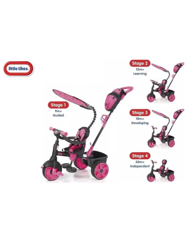 Triciclo 4 in 1 Rosa Neon Little Tikes