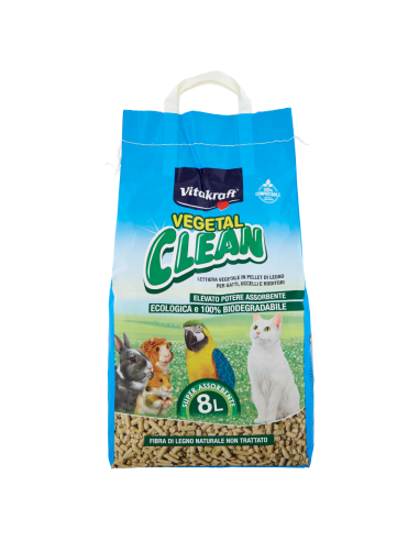 Vitakraft Vegetal Clean Lettiera vegetale  8 L