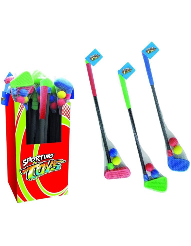 Mazza da golf con palle soft colori assortiti