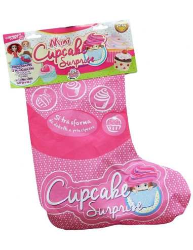 Grandi Giochi-GG00039 Calza Cupcake Ragazza 3+, Multicolore, GG-00039