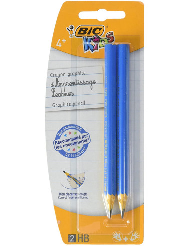 MATITA ERGONOMICA TRIANGOLARE KIDS HB SET 2 PZ. BIC