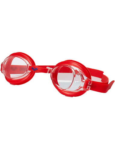 ARENA Bubble 3 Jr, Occhialini Unisex Adulto Colore rosso