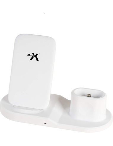 Batterie e Caricabatterie PWX BASE CARICA WIRELESS 3IN1 SP-45 WHT