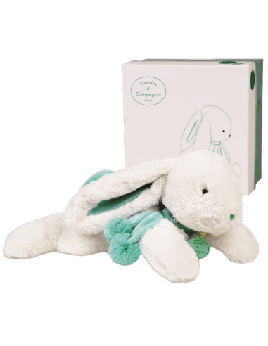 Doudou Et Compagnie Peluche Coniglio Pompon Mandorla 35cm