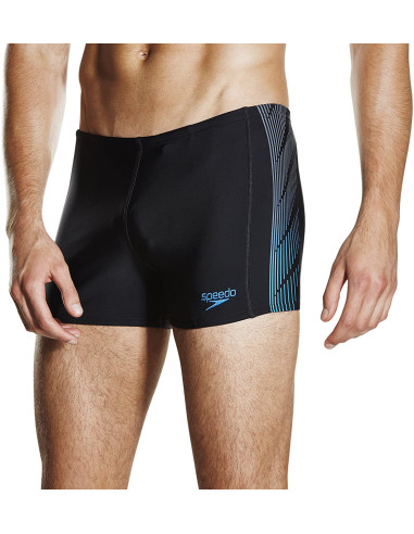 Speedo Costume da Bagno Ragazzo Placement Nero