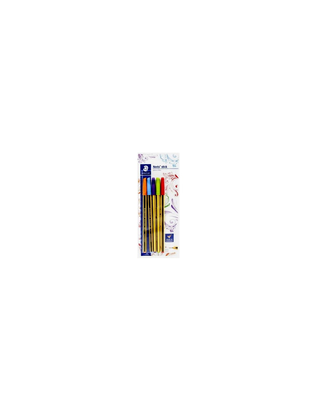 Confezione 5 penne a sfera Noris Stick 434: Penne a sfera di Staedtler