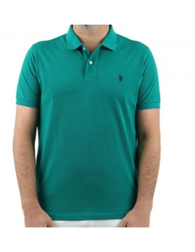 Polo da Uomo U.S.POLO ASSN. 41029 Verde