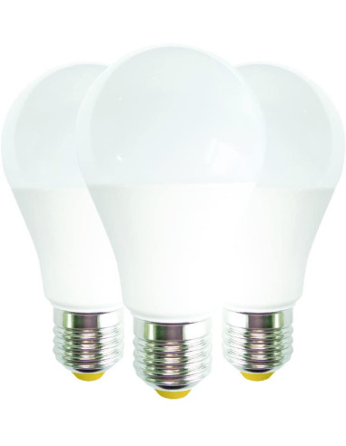 Elite LPE-K3-GOCC-E27-75-C Lampadine LED E.Lite Goccia E27, 11.5 W, Bianco, 60 x 118 mm, 3 unità