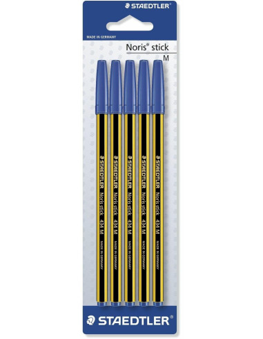 Penne a sfera Staedtler 434M3BK5I inchiostro Blu