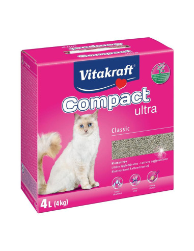 Lettiera gatti Vitakraft Compact Ultra 4 Kg 14029