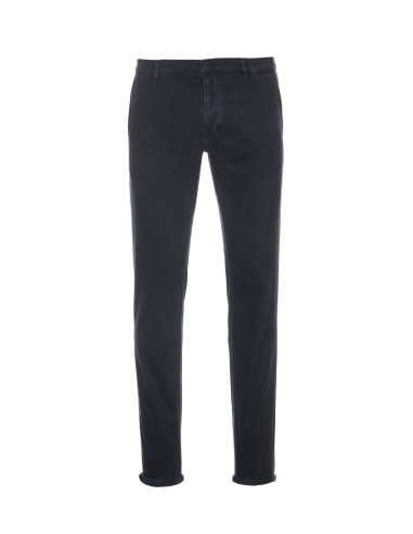 Trussardi Pantalone Uomo Chino microquadri Blu