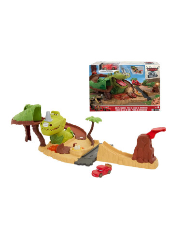 Pista Cars On The Road Dino Playground