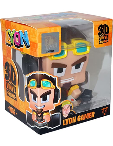 GAMEVISION Lyon Gamer Personaggio 3D in Vinile 15 cm