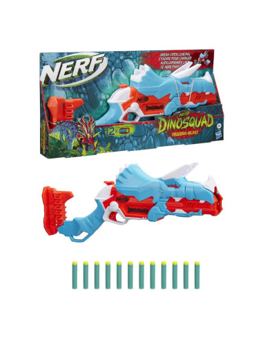 HASBRO NERF Dino Tricera Blast Fucile giocattolo F0803EU4