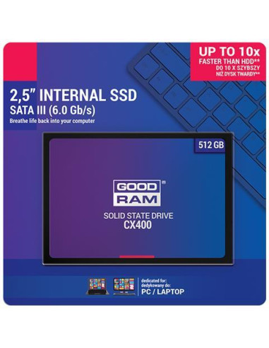 SSD GOODRAM CX400-G2 512GB SATA III 2,5 - retail box