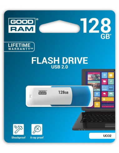 Pendrive GoodRAM 128GB UCO2 MIX USB 2.0 - retail blister