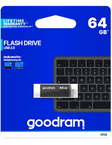 Pendrive GoodRAM 64GB UCU2 USB 2.0 - retail blister