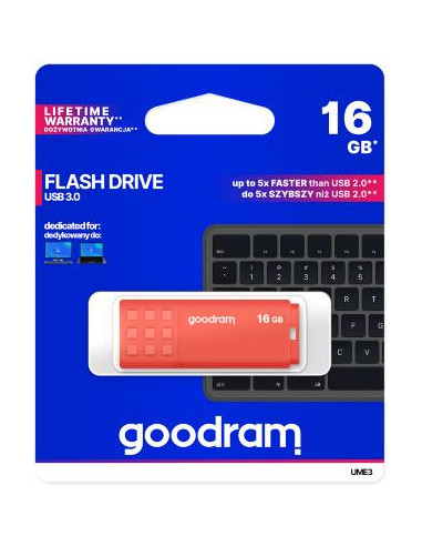 Pendrive GoodRAM 64GB UME3 orange USB 3.0 - retail blister