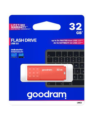 Pendrive GoodRAM 128GB UME3 orange USB 3.0 - retail blister