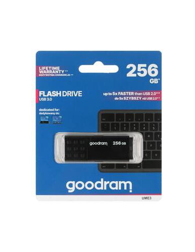 Pendrive GoodRAM 256GB BLACK USB 3.0 - retail blister