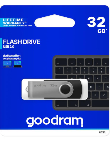 Chiavetta/Pendrive USB Goodram Twister 32GB nera USB 2.0